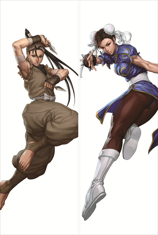 Street Fighter Chun-Li Anime Dakimakura Body Pillow Cover