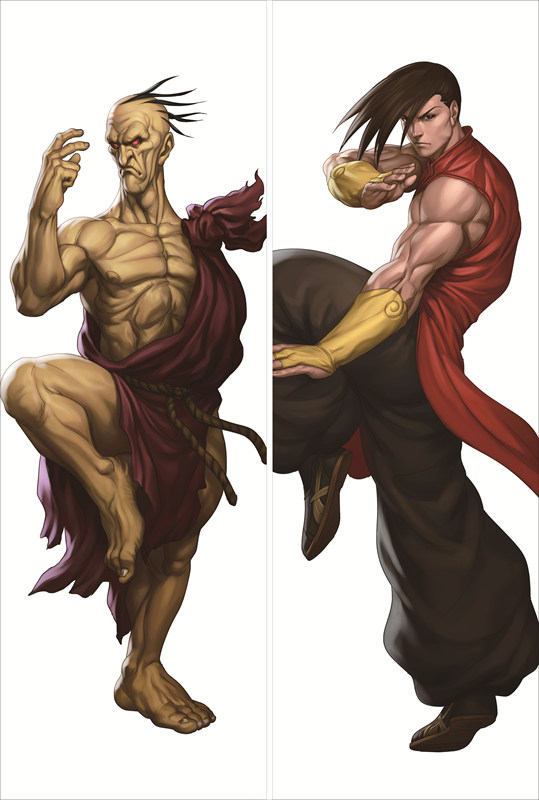 Street Fighter Anime Dakimakura Body Pillow Cover