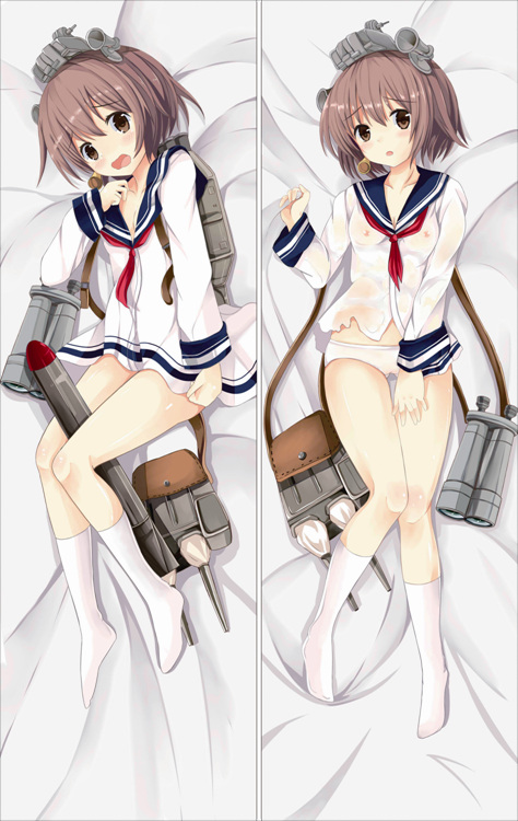 Kantai Collection Destroyer Fubuki Anime Dakimakura Body Pillow Cover