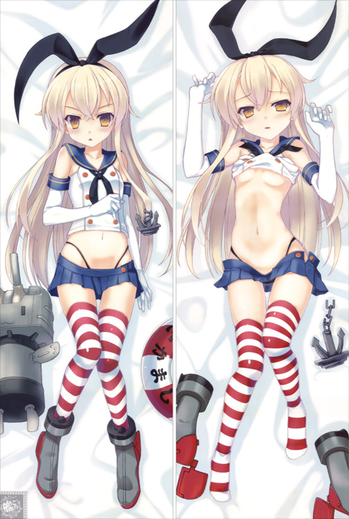 Kantai Collection Destroyer Shimakaze Anime Dakimakura Body Pillow Cover
