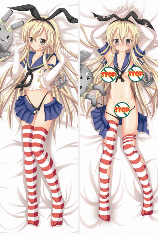 Kantai Collection Destroyer Shimakaze Anime Dakimakura Body Pillow Cover