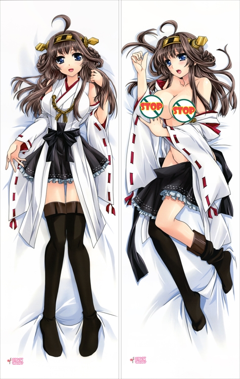 Kantai Collection Battleship Kongou Anime Dakimakura Body Pillow Cover
