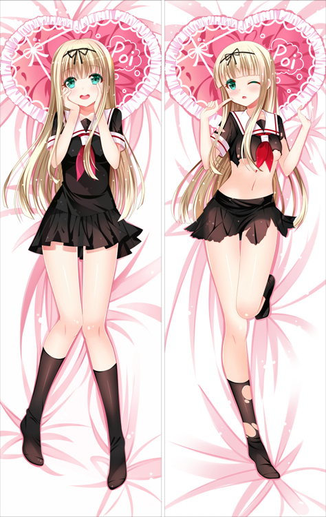 Kantai Collection Japanese destroyer Yūdachi Anime Dakimakura Anime Dakimakura Body Pillow Cover