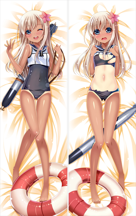 Kantai Collection German submarine U-511 Anime Dakimakura Anime Dakimakura Body Pillow Cover