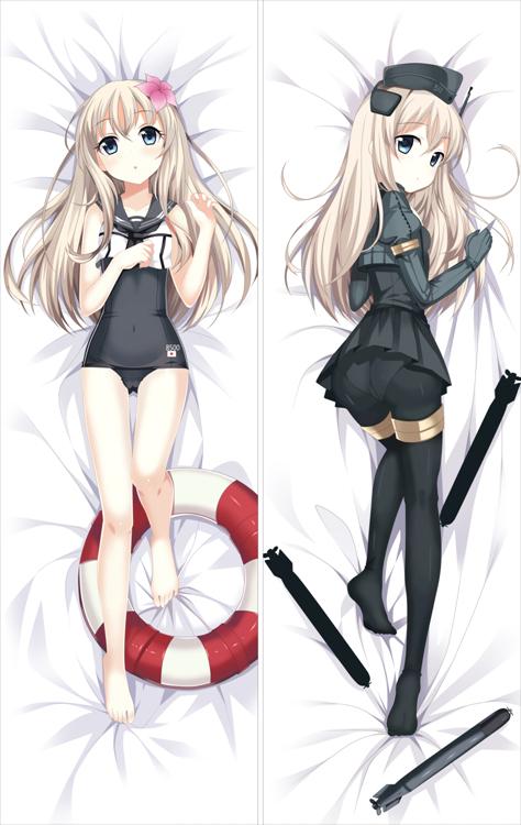 Kantai Collection German submarine U-511 Anime Dakimakura Anime Dakimakura Body Pillow Cover