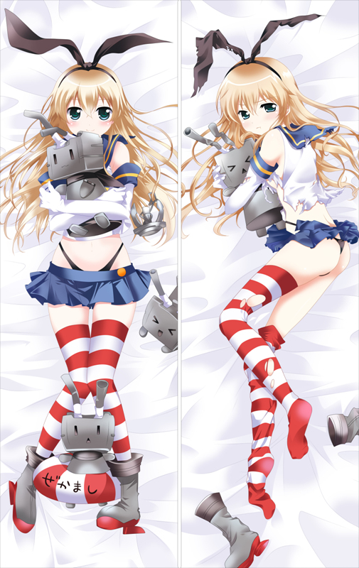 Kantai Collection Destroyer Shimakaze Anime Dakimakura Body Pillow Cover
