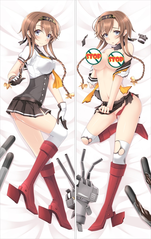 Kantai Collection Battleship Kongou Anime Dakimakura Body Pillow Cover
