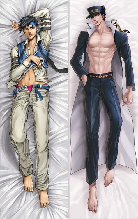 JoJo's Bizarre Adventure Jotaro Kujo Anime Dakimakura Body Pillow Cover