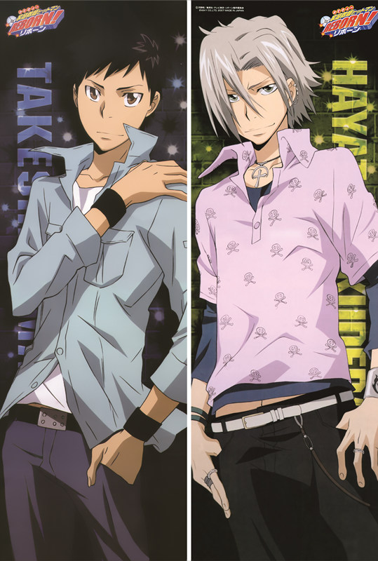 Reborn! Hayato Gokudera Anime Dakimakura Body Pillow Case