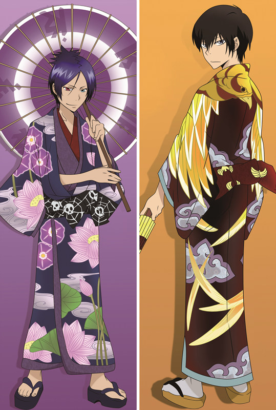Reborn! Mukuro Rokudo + Kyoya Hibari Anime Dakimakura Body Pillow Case