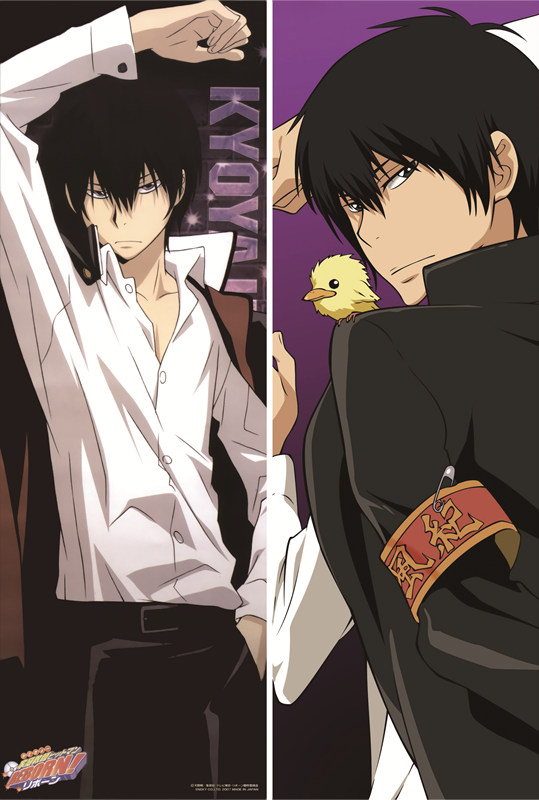 Reborn! Kyoya Hibari Anime Dakimakura Body Pillow Case