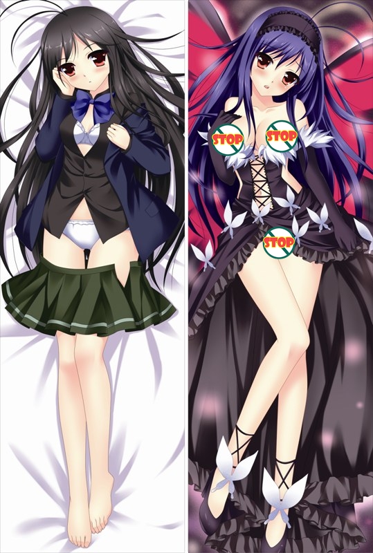 Accel World Kuroyukihime Anime Dakimakura Body Pillow Case