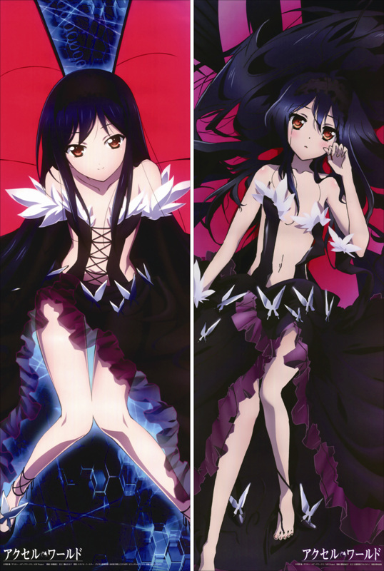 Accel World Kuroyukihime Anime Dakimakura Body Pillow Case