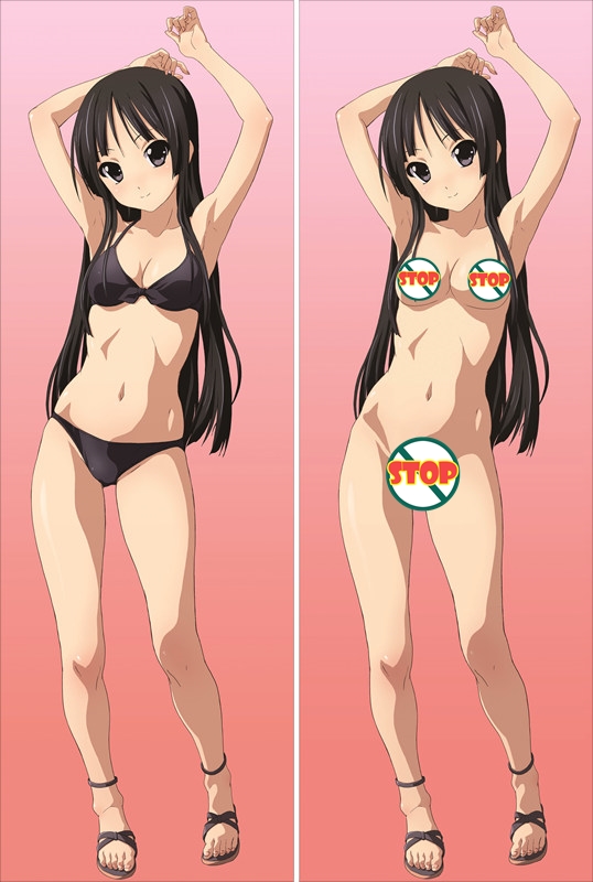 K-ON! Mio Akiyama Anime Dakimakura Body Pillow Case