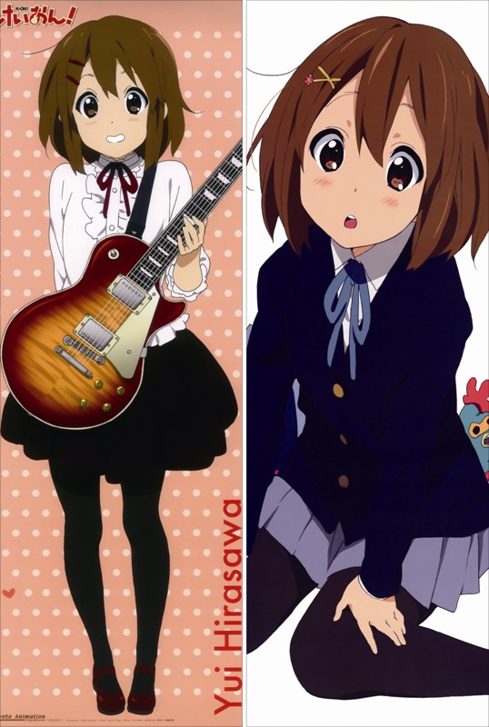 K-ON! Yui Hirasawa Anime Dakimakura Body Pillow Case