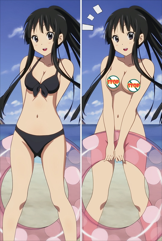 K-ON! Azusa Nakano Anime Dakimakura Body Pillow Case