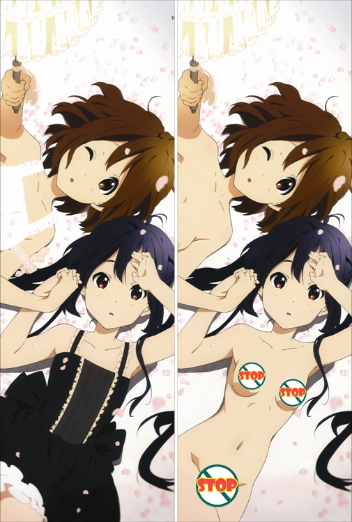 K-ON! Anime Dakimakura Japanese Pillow Cover