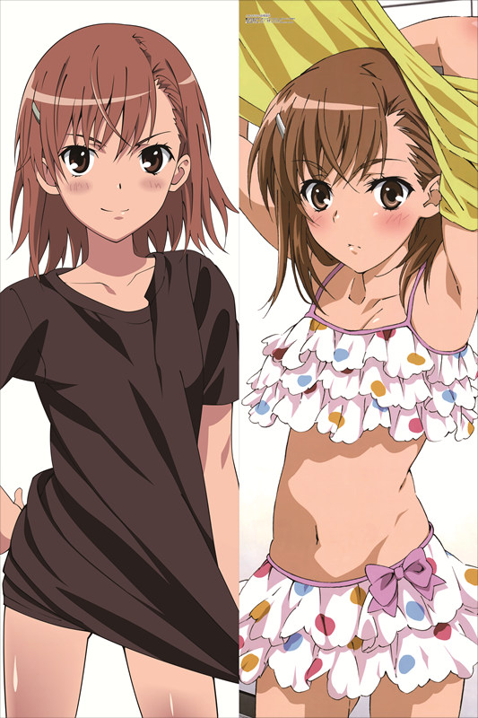 A Certain Scientific Railgun Mikoto Misaka Anime Dakimakura Body Pillow Case