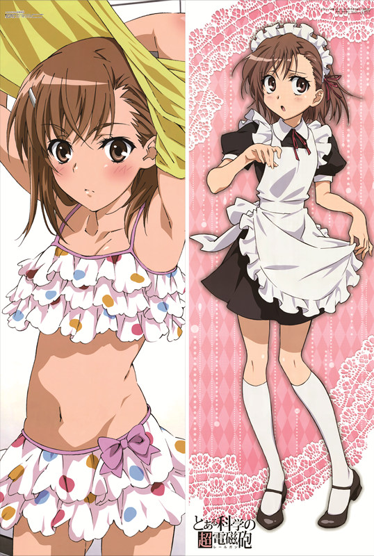 A Certain Scientific Railgun Mikoto Misaka Anime Dakimakura Body Pillow Case