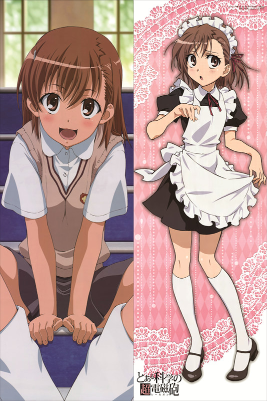 A Certain Scientific Railgun Mikoto Misaka Anime Dakimakura Body Pillow Case