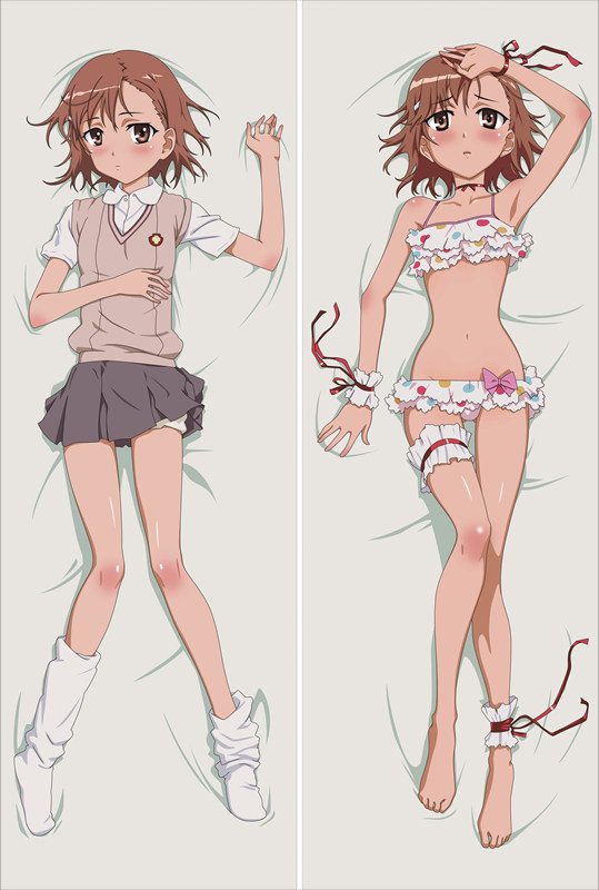 A Certain Scientific Railgun Mikoto Misaka Anime Dakimakura Body Pillow Case