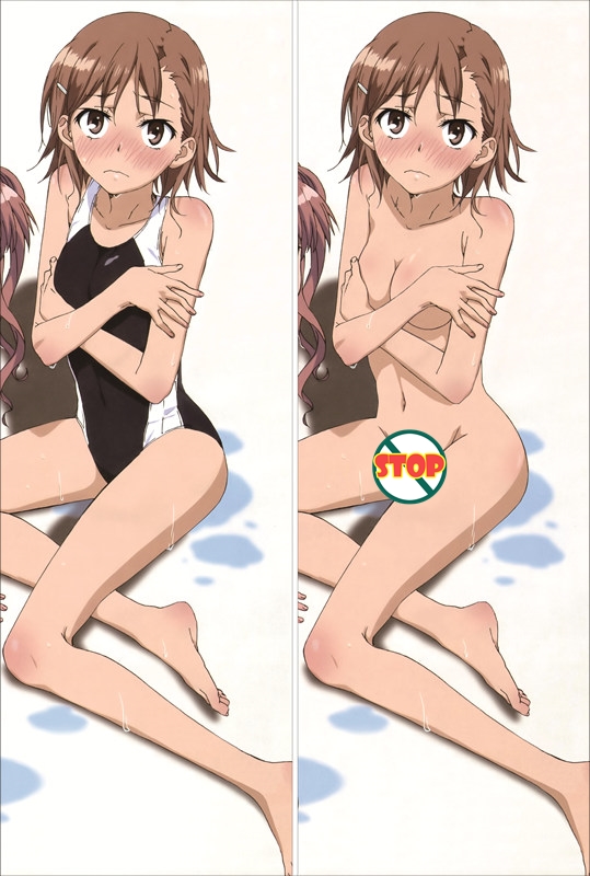 A Certain Scientific Railgun Mikoto Misaka Anime Dakimakura Body Pillow Cover