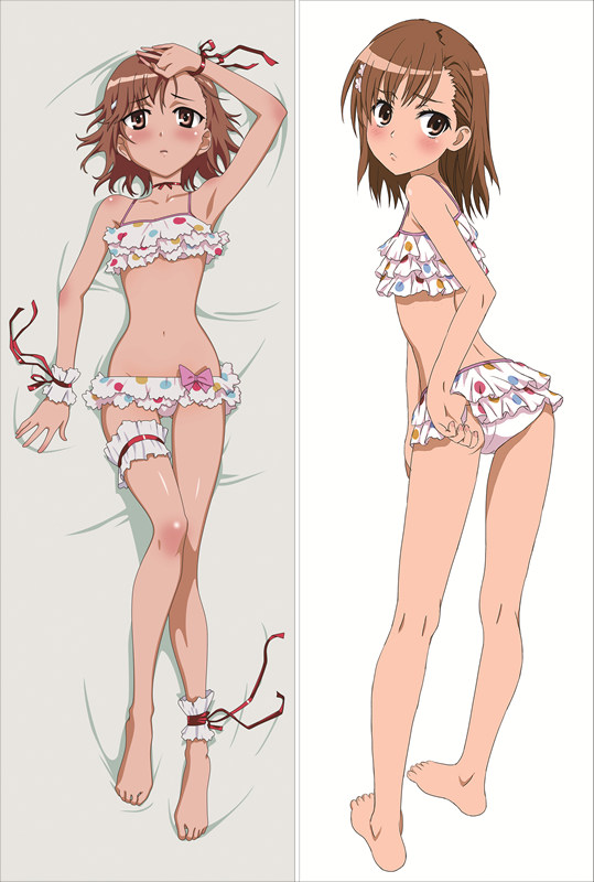 A Certain Scientific Railgun Mikoto Misaka Anime Dakimakura Body Pillow Cover