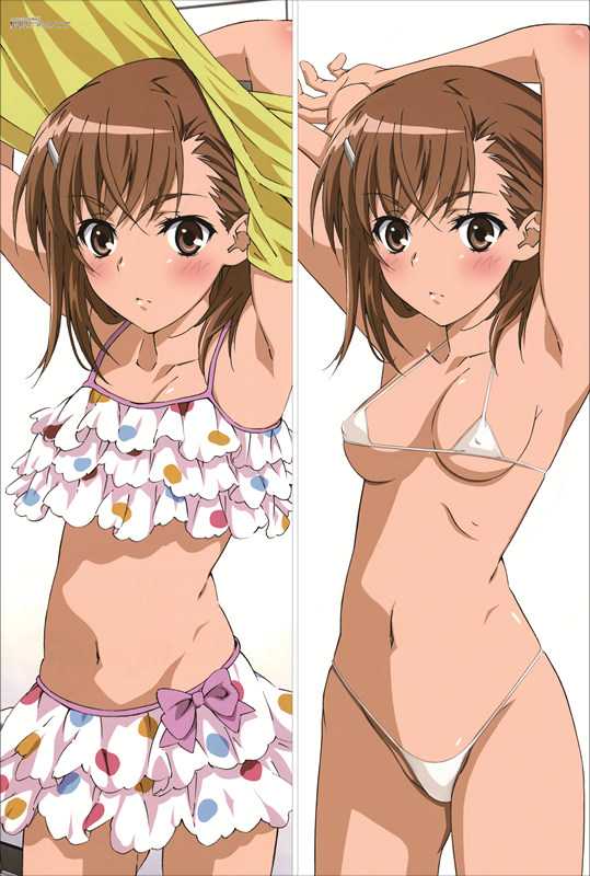 A Certain Scientific Railgun Mikoto Misaka Anime Dakimakura Body Pillow Cover