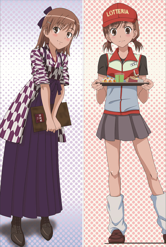 A Certain Scientific Railgun Mikoto Misaka Anime Dakimakura Body Pillow Cover