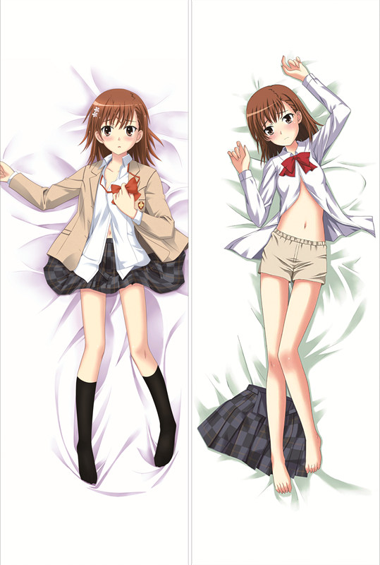 A Certain Scientific Railgun Mikoto Misaka Anime Dakimakura Body Pillow Cover