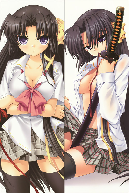 Little Busters! Yuiko Kurugaya Anime Dakimakura Waifu Pillow Case