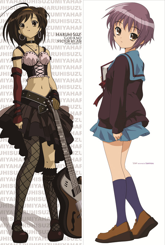 Haruhi Suzumiya Anime Dakimakura Waifu Pillow Case
