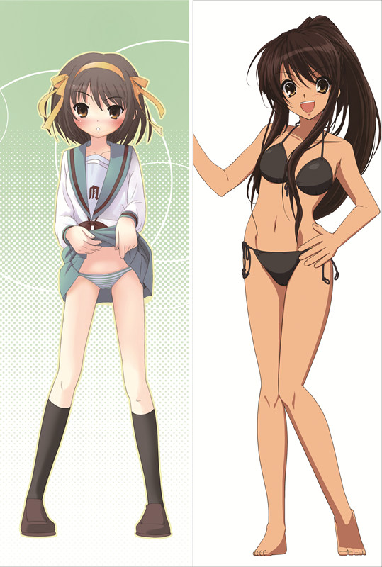 Haruhi Suzumiya Anime Dakimakura Waifu Pillow Case