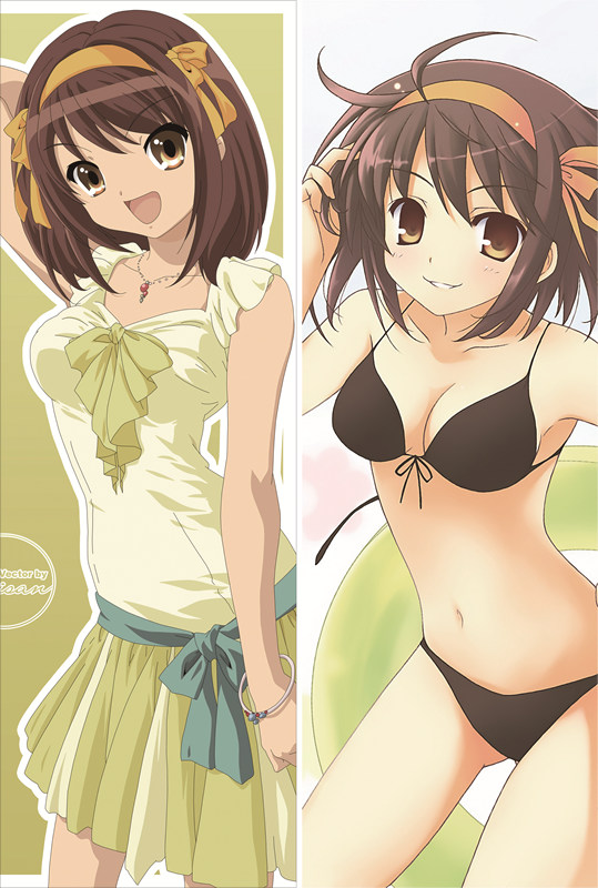 Haruhi Suzumiya Anime Dakimakura Waifu Pillow Case