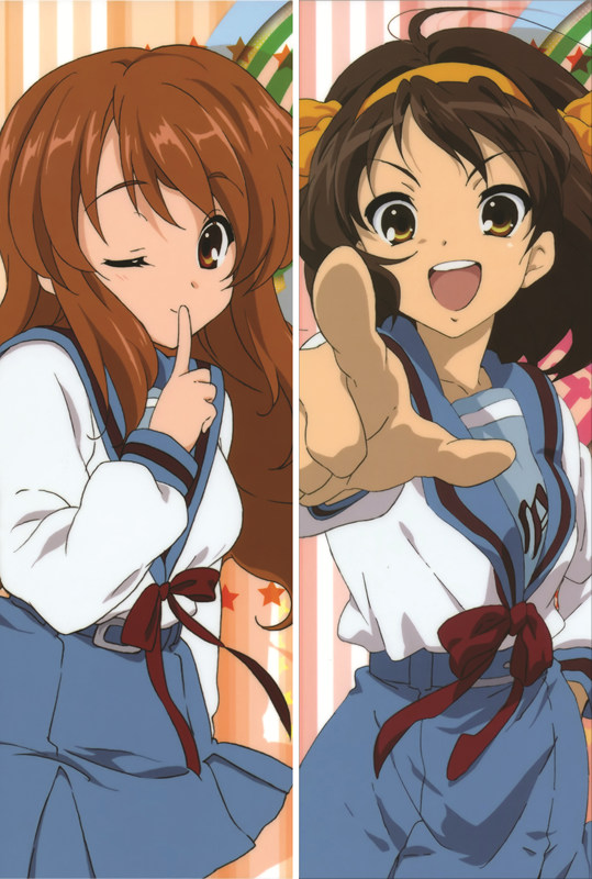 Haruhi Suzumiya Anime Dakimakura Waifu Pillow Case