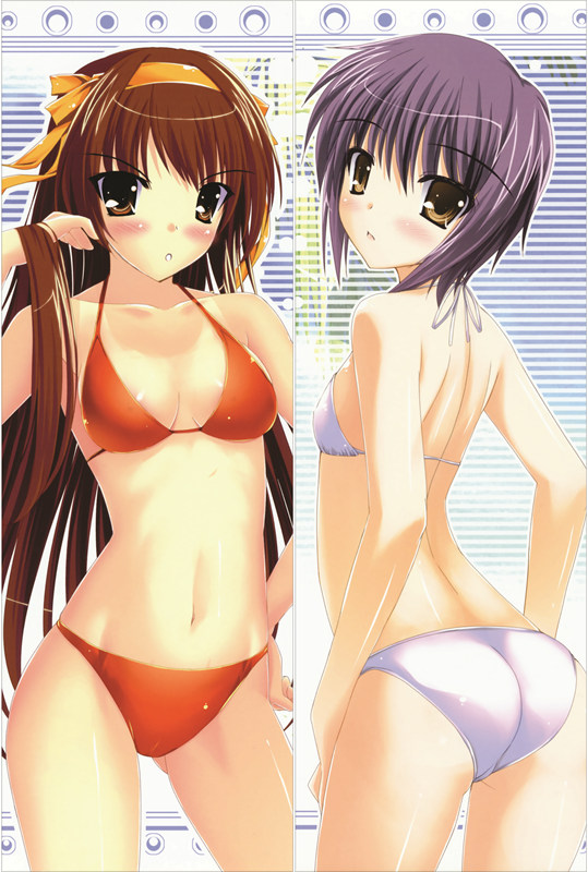 Haruhi Suzumiya Anime Dakimakura Waifu Pillow Case