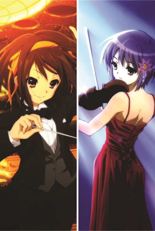 Haruhi Suzumiya Anime Dakimakura Waifu Pillow Case