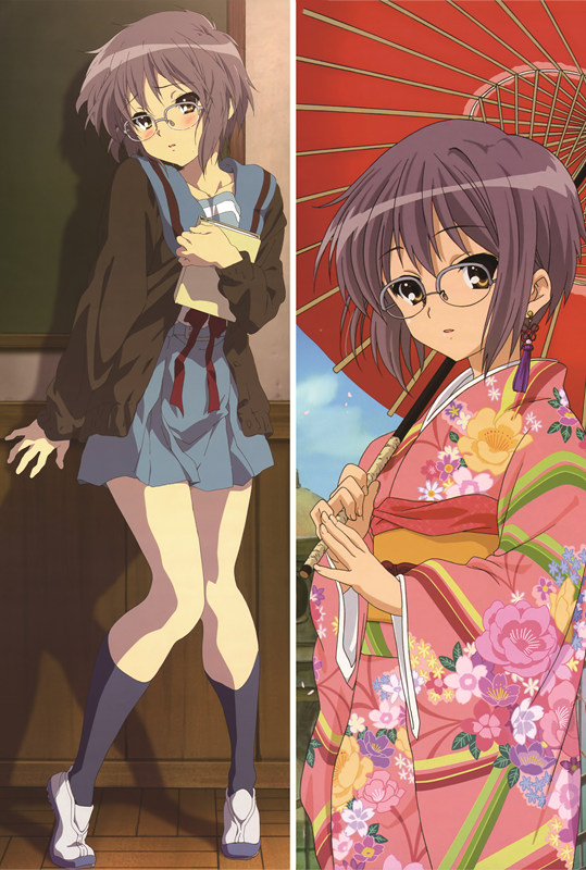 Haruhi Suzumiya Anime Dakimakura Waifu Pillow Case