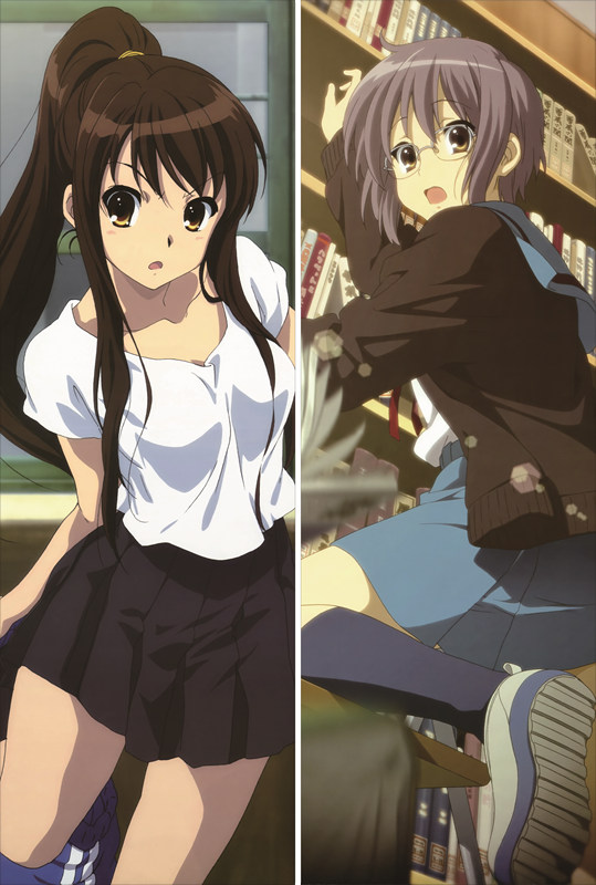 Haruhi Suzumiya Anime Dakimakura Waifu Pillow Case