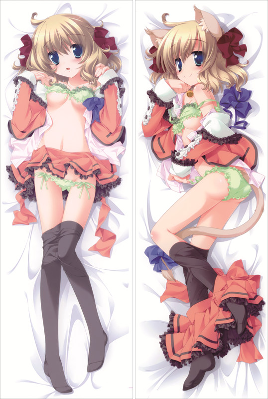 After happiness and extra hearts Utsumi Shizuna Anime Dakimakura Waifu Pillow Case