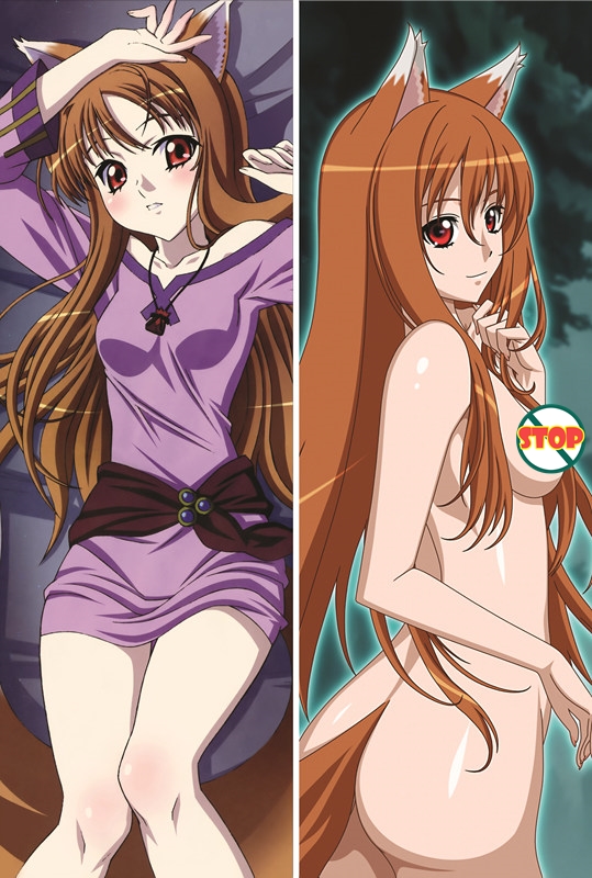 Spice and Wolf Holo Anime Dakimakura Body Pillow Cover