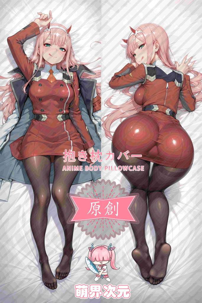 DARLING in the FRANXX Zero Two Anime Dakimakura Body Pillow Cover