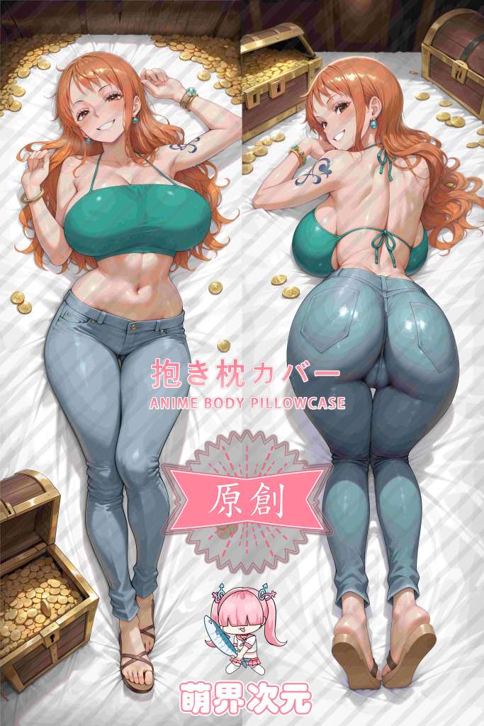 One Piece Nami Anime Dakimakura Body Pillow Cover