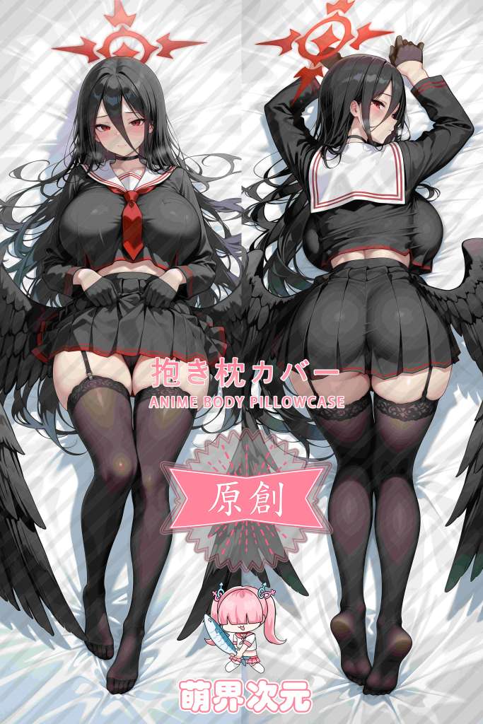 Blue Archive Hasumi Hanekawa Anime Dakimakura Body Pillow Cover