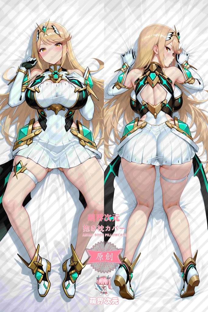 Xenoblade Chronicles 2 Mythra Anime Dakimakura Body Pillow Cover