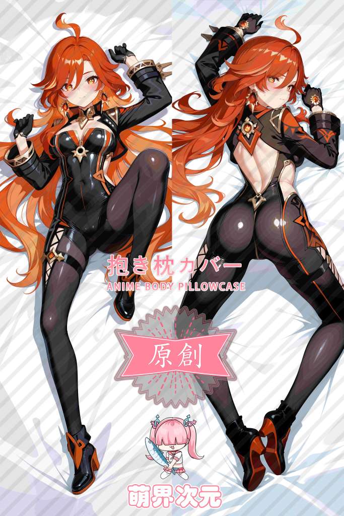 Genshin Impact Mavuika Anime Dakimakura Body Pillow Cover