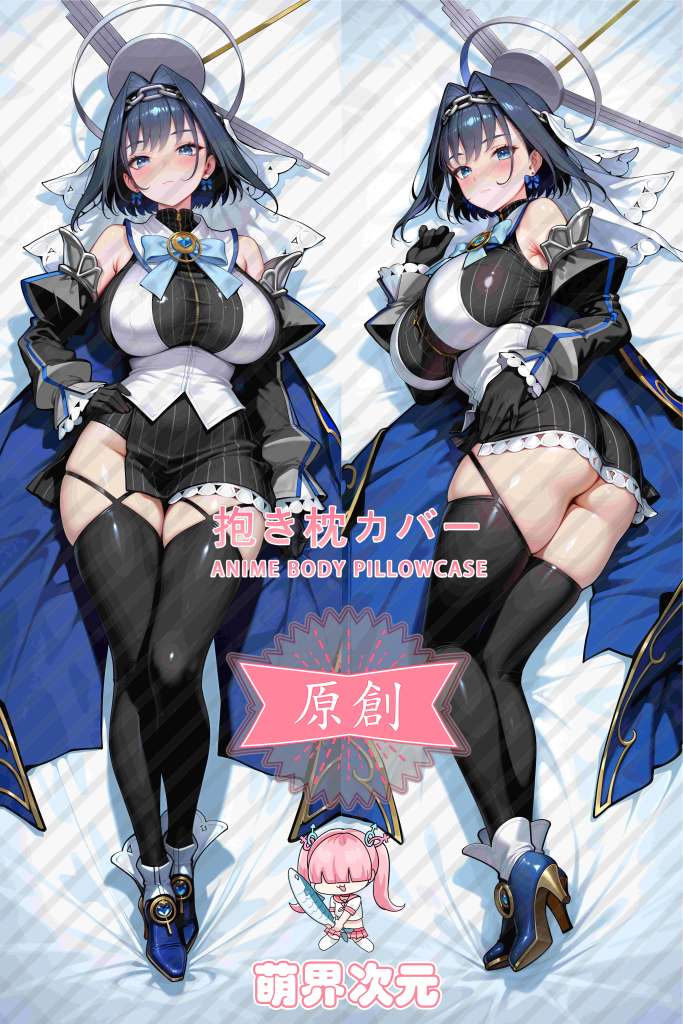 Hololive Ouro Kronii Anime Dakimakura Body Pillow Cover