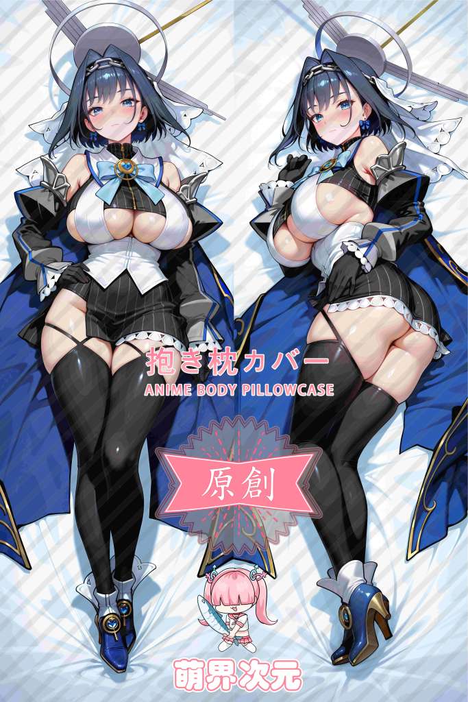 Hololive Ouro Kronii Anime Dakimakura Body Pillow Cover