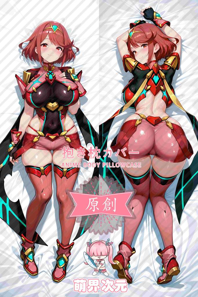 Xenoblade Chronicles 2 Pyra Anime Dakimakura Body Pillow Cover
