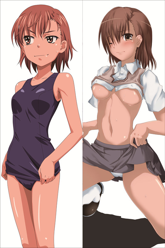 A Certain Magical Index Mikoto Misaka Anime Dakimakura Body Pillow Cover
